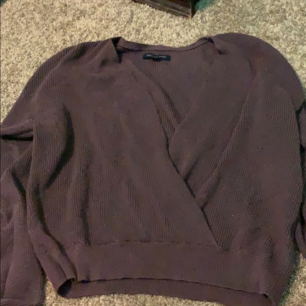 American eagle crop top sweater